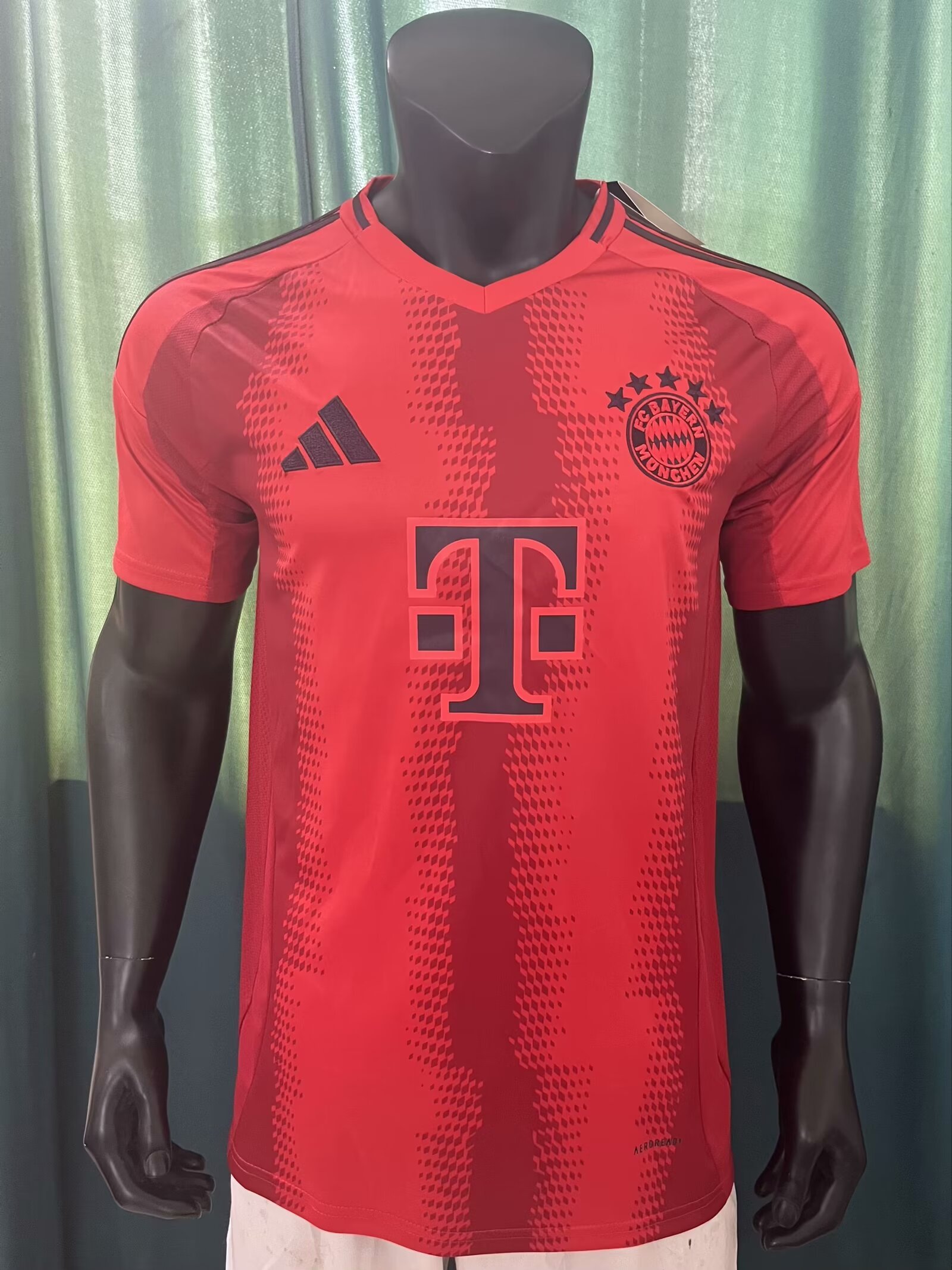 Thai version 2425  Bayern Home Away soccer jersey red