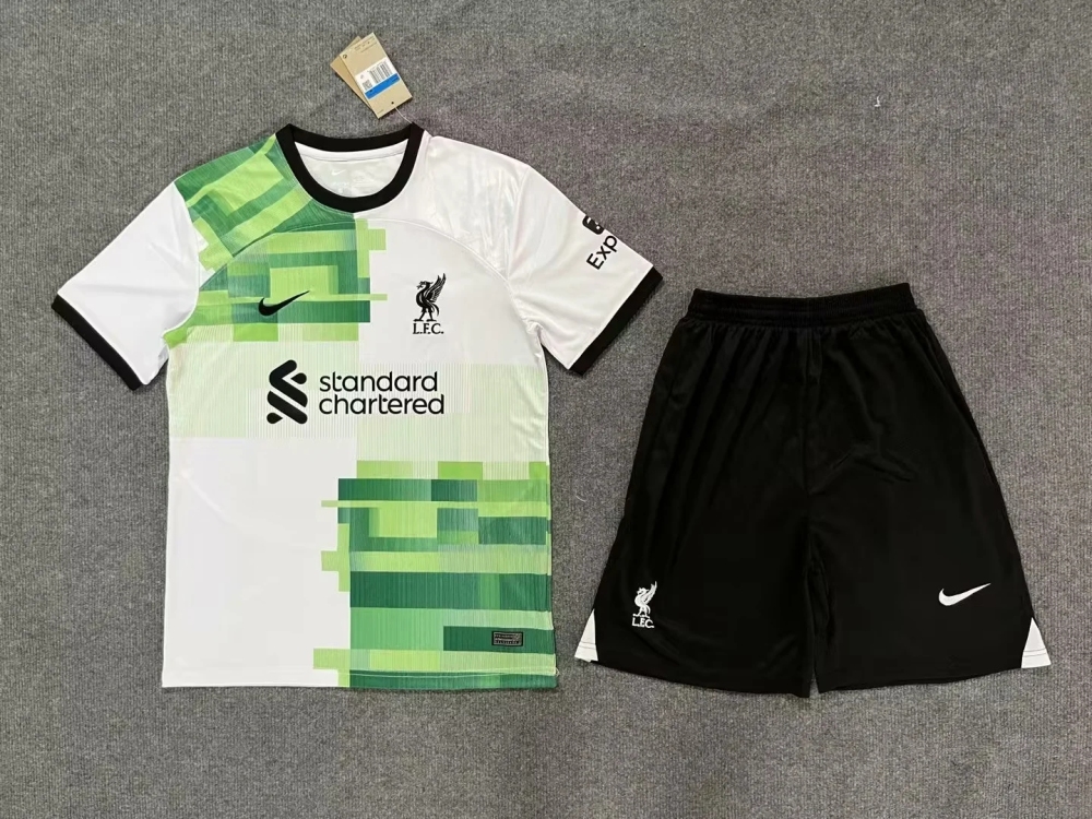 Adult   Liverpool Away and goalkeeper 24/25  Short-sleeved Soccer Kit