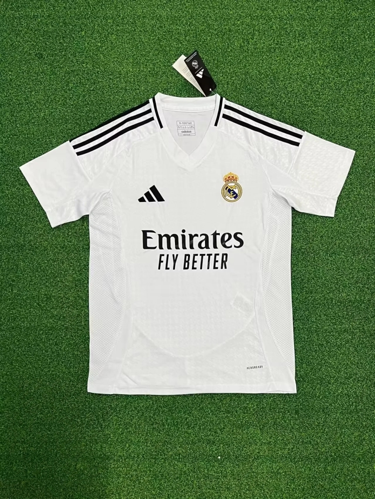 Thai version shirt 2425 Real Madrid Home Away Third Away soccer jersey
