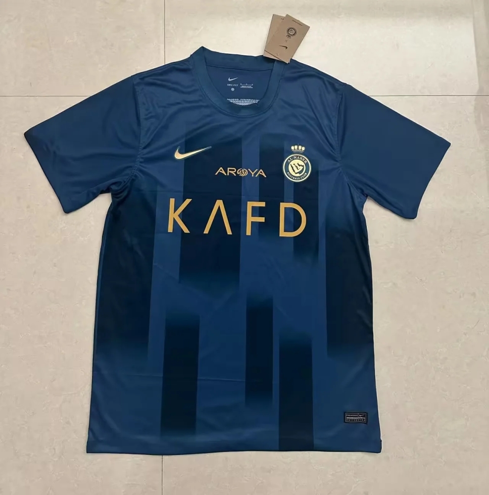Thai Version Riyadh Wins Third Away  Soccer Jersey