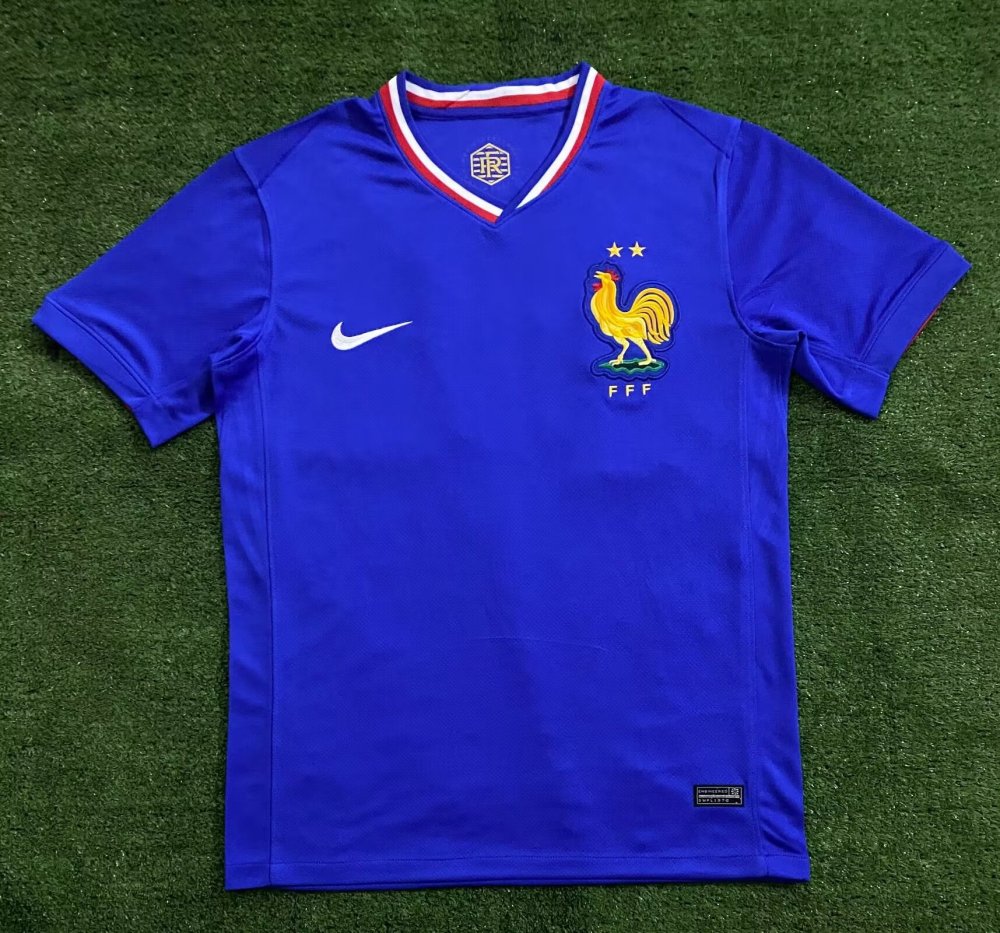 Thai Version 2024 European Cup France Home Away Soccer Jerseys