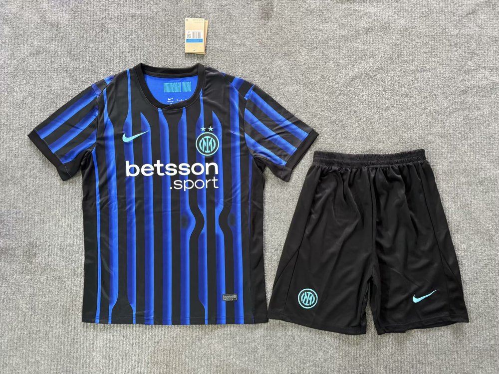 Inter milan  Adult  Kit 2025-2026  Hone Away Soccer Jersey