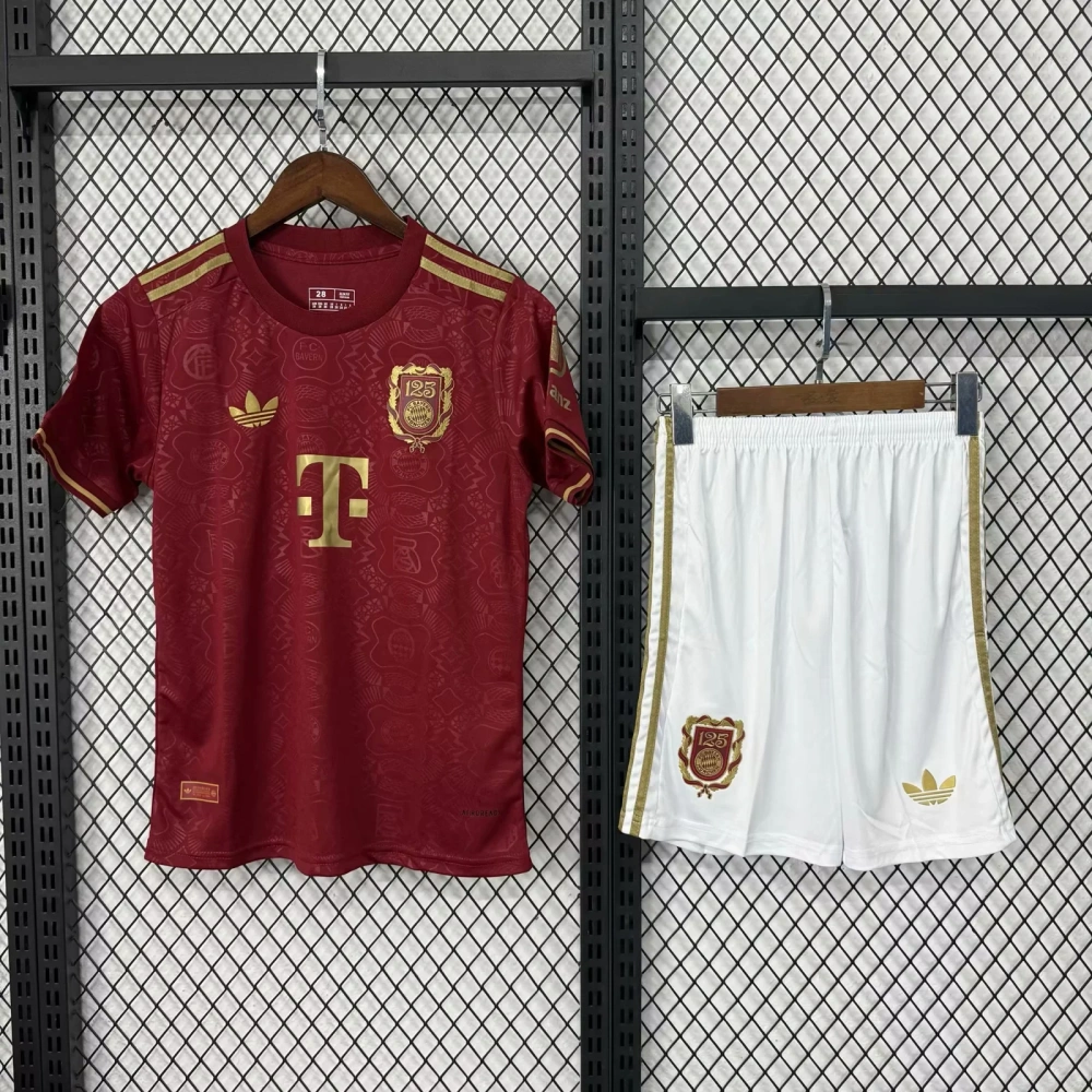 Kids 25/26 Bayern 125th Anniversary Edition Soccer Jersey