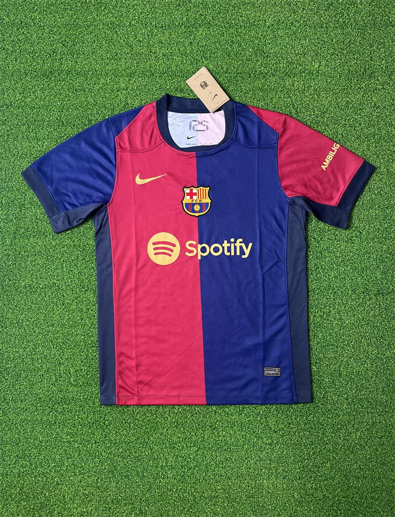 Thai version shirt 2425 Barcelonal Home Away Third Away soccer jersey