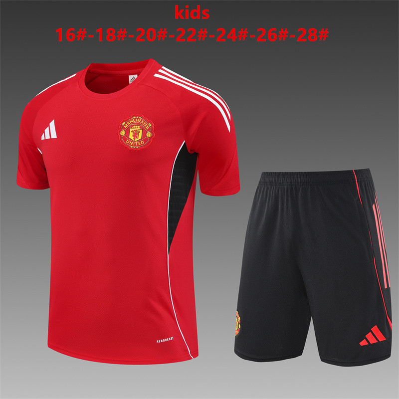 Kids Manchester United 2526 training suit | short-sleeved | C14012