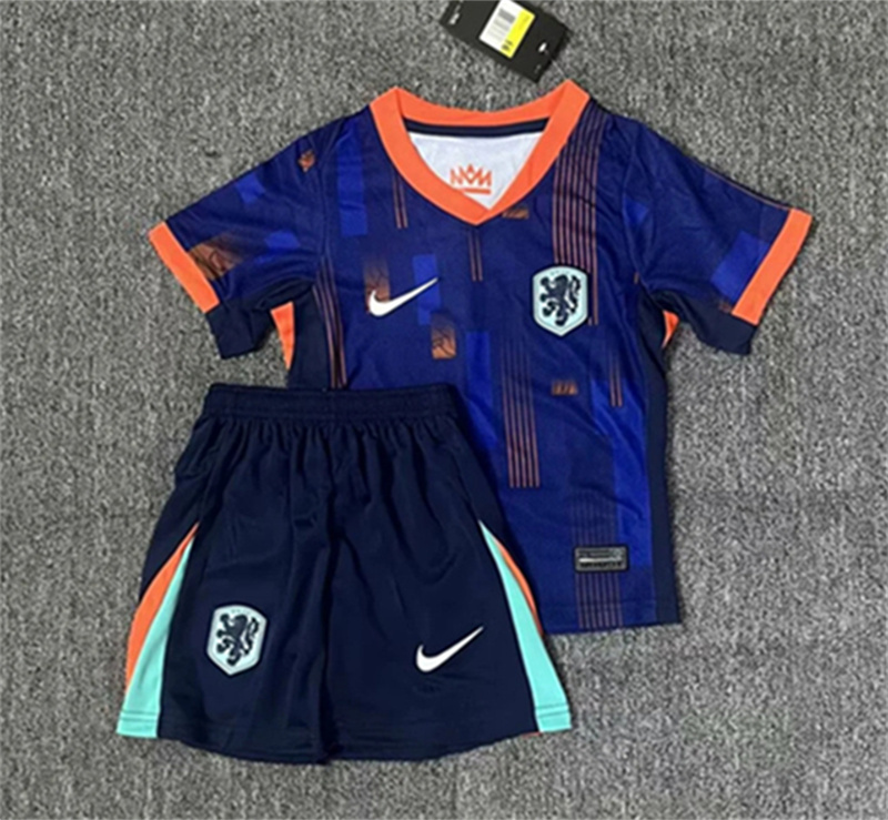 Kids Netherlands  Home and away    24/25 Soccer Jersey