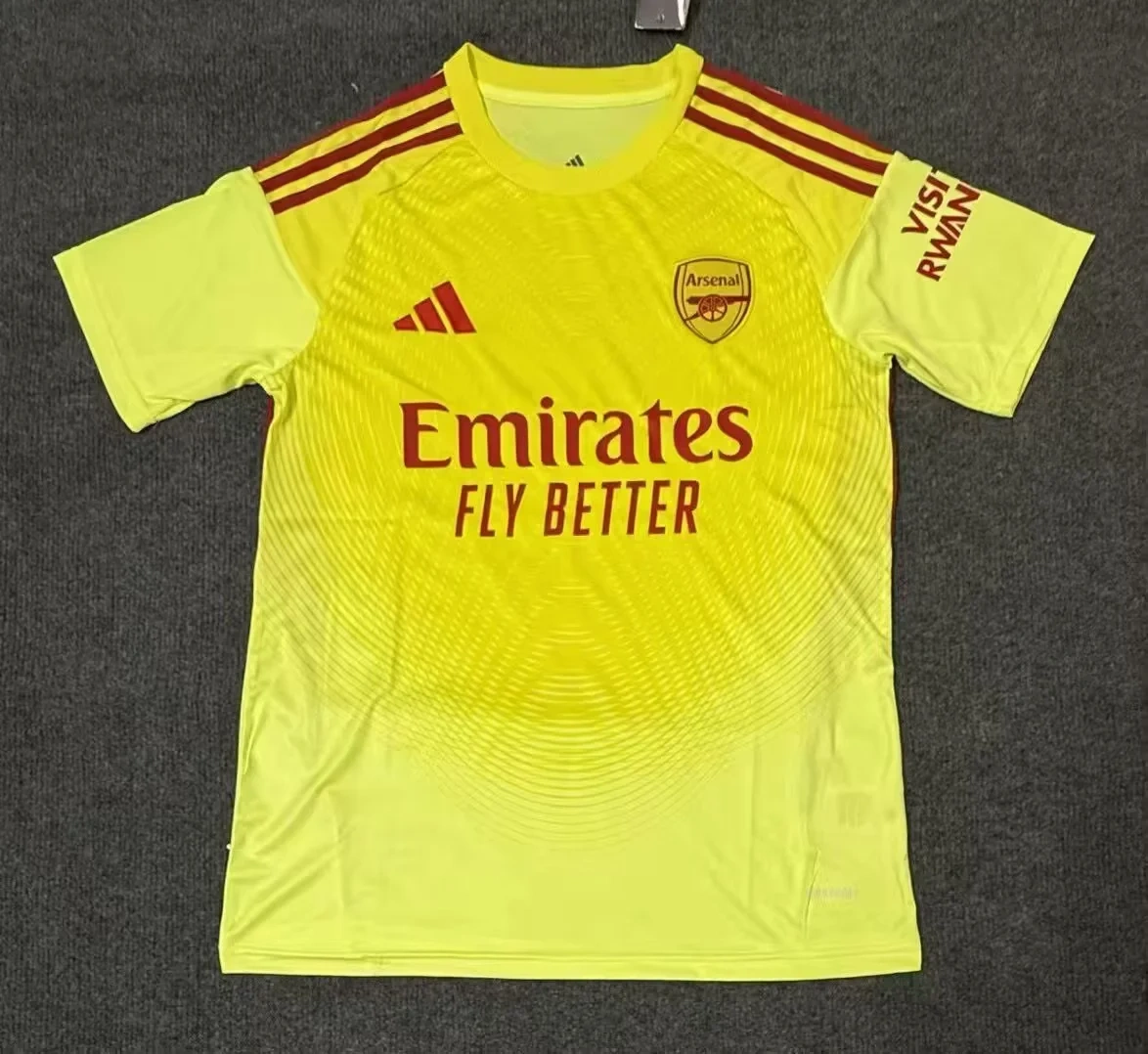 2025-2026 Arsenal goalkeeper yellow  shirts S-4XL