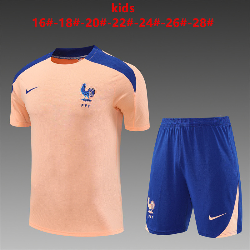 Kids France 2526 training suit | short-sleeved | C14012