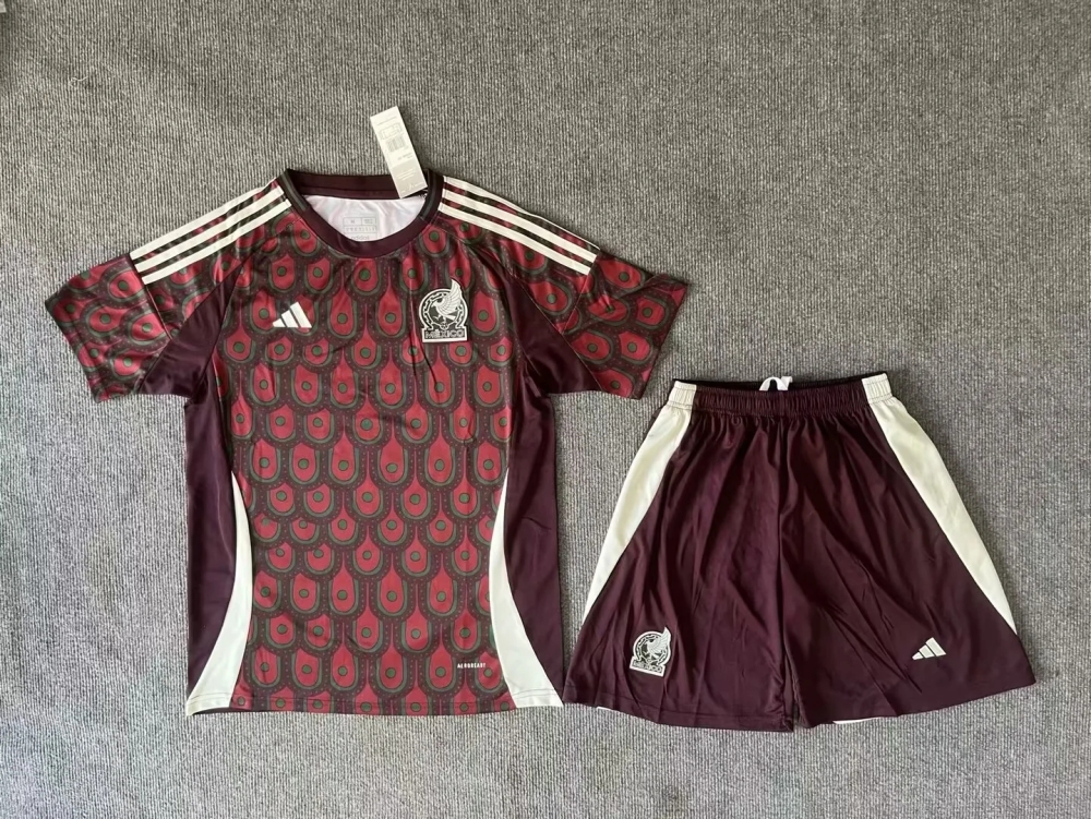 Adult Mexico 2024 Home  Away Short-sleeved Soccer Kit