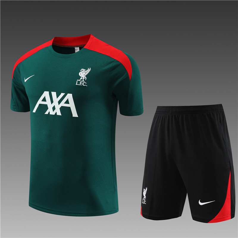 2425 Liverpool training suit | short-sleeved | Green | C14012