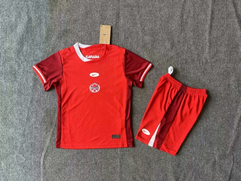 Kids  Canada Home  Away 24/25 Soccer Jersey