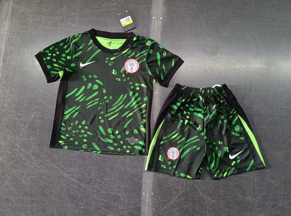Kids Nigeria Away 24/25 Soccer Jersey