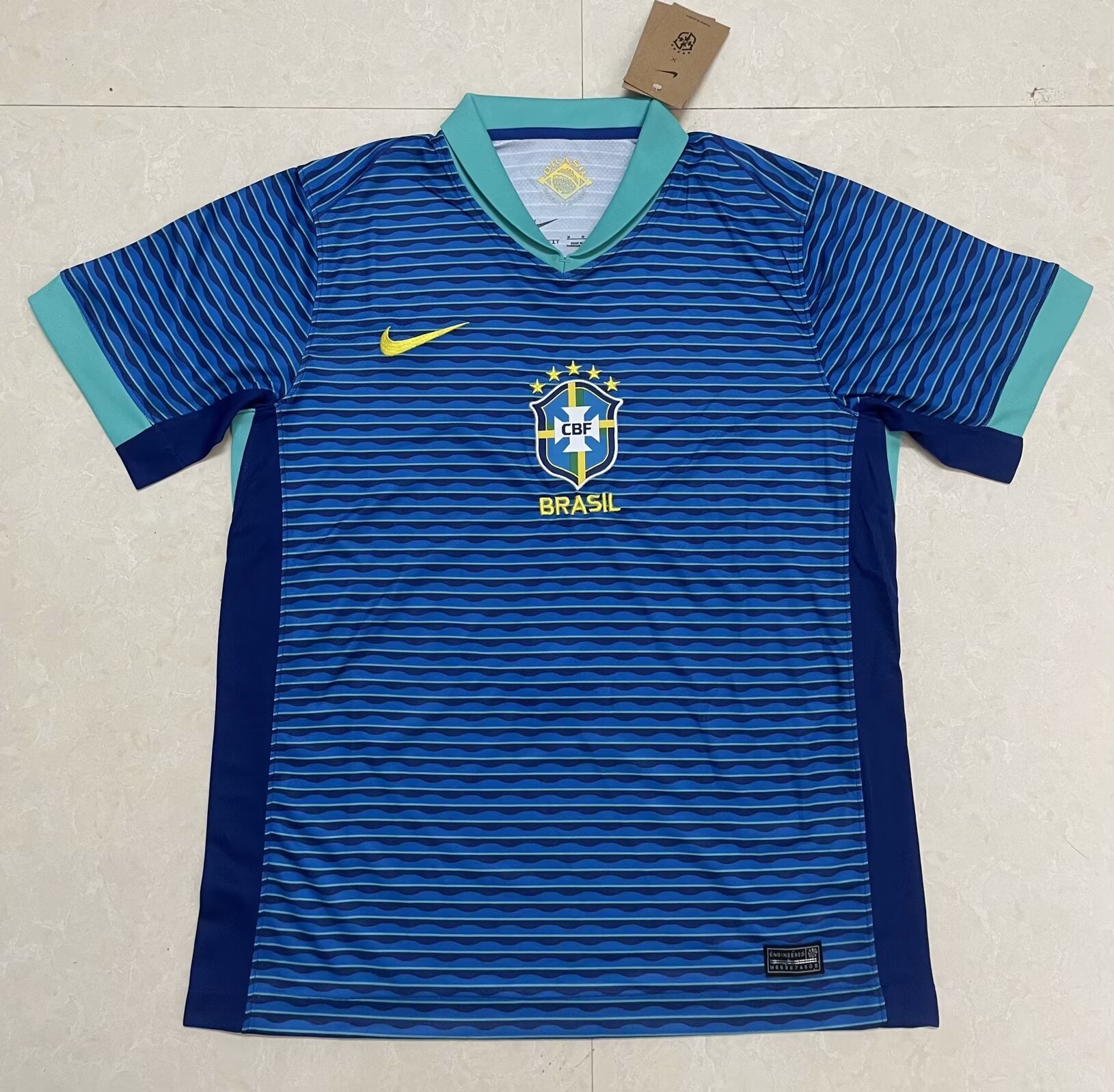 Thai Version 2024 European Cup Brazil  Home And Away  Soccer Jerseys