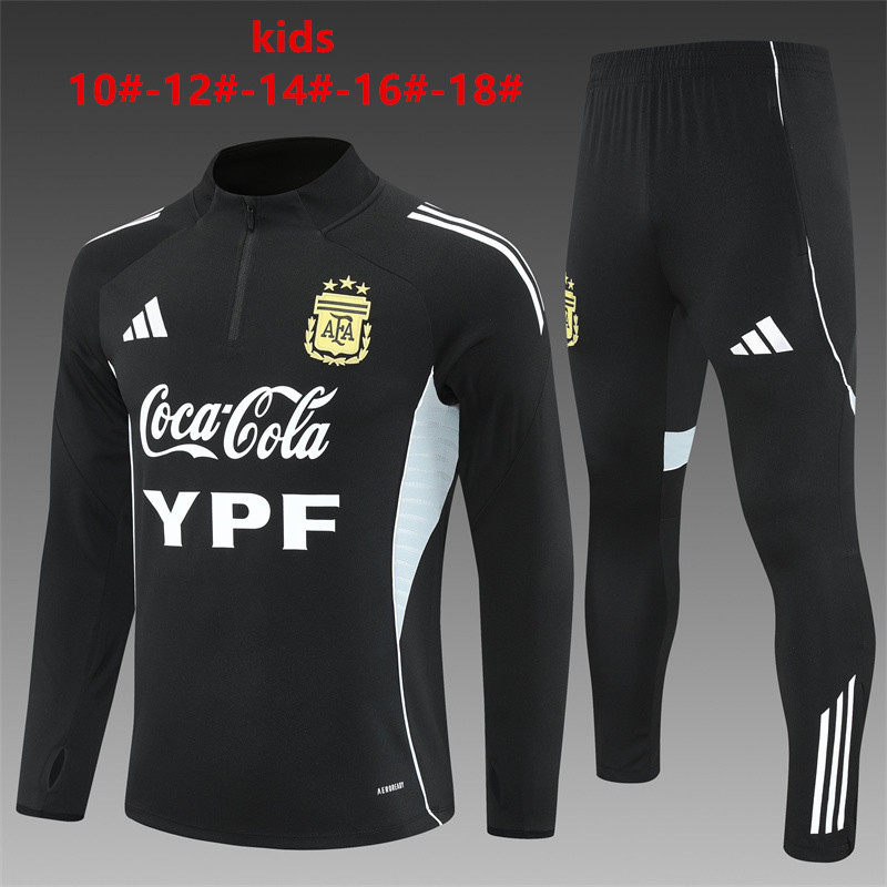Kids Argentine Black 2526 training suit