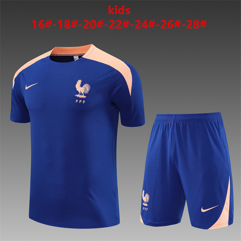 Kids France 2526 training suit | short-sleeved | C14012