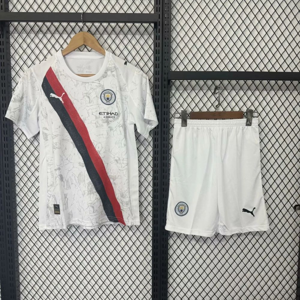Kids 25/26 Manchester Cityhome away third away Soccer Jersey