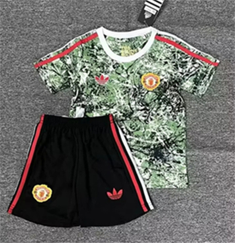 Kids  Manchester United  24/25 Soccer Jersey
