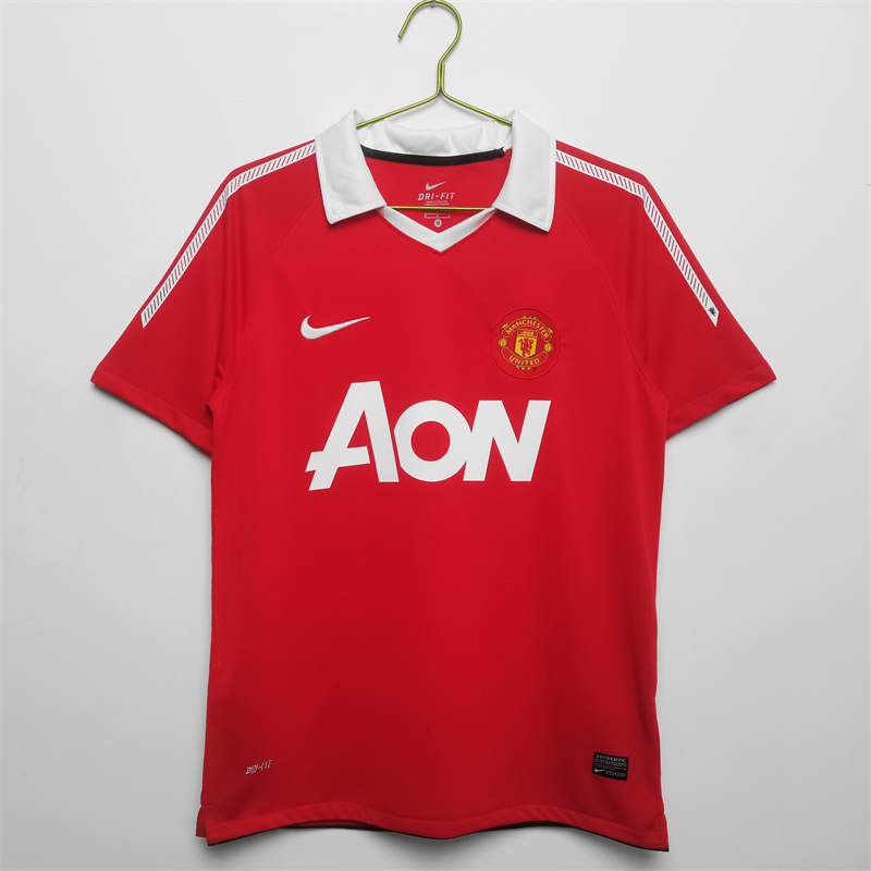 Adult  Manchester United  2010-11 away Soccer Retro Jersey