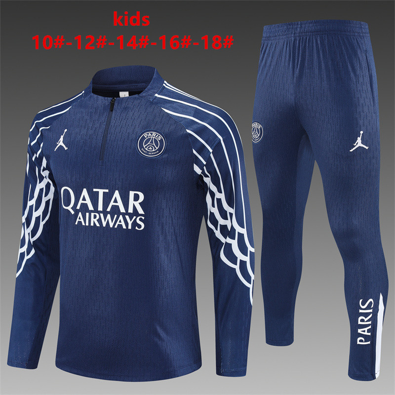 Kids Jordan Paris Royal Blue [Champions League Edition] 2526 training suit