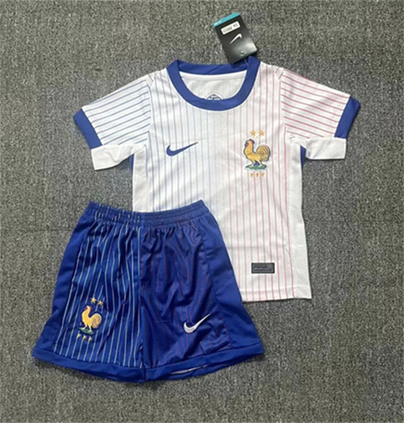 Kids France  Home and away    24/25 Soccer Jersey