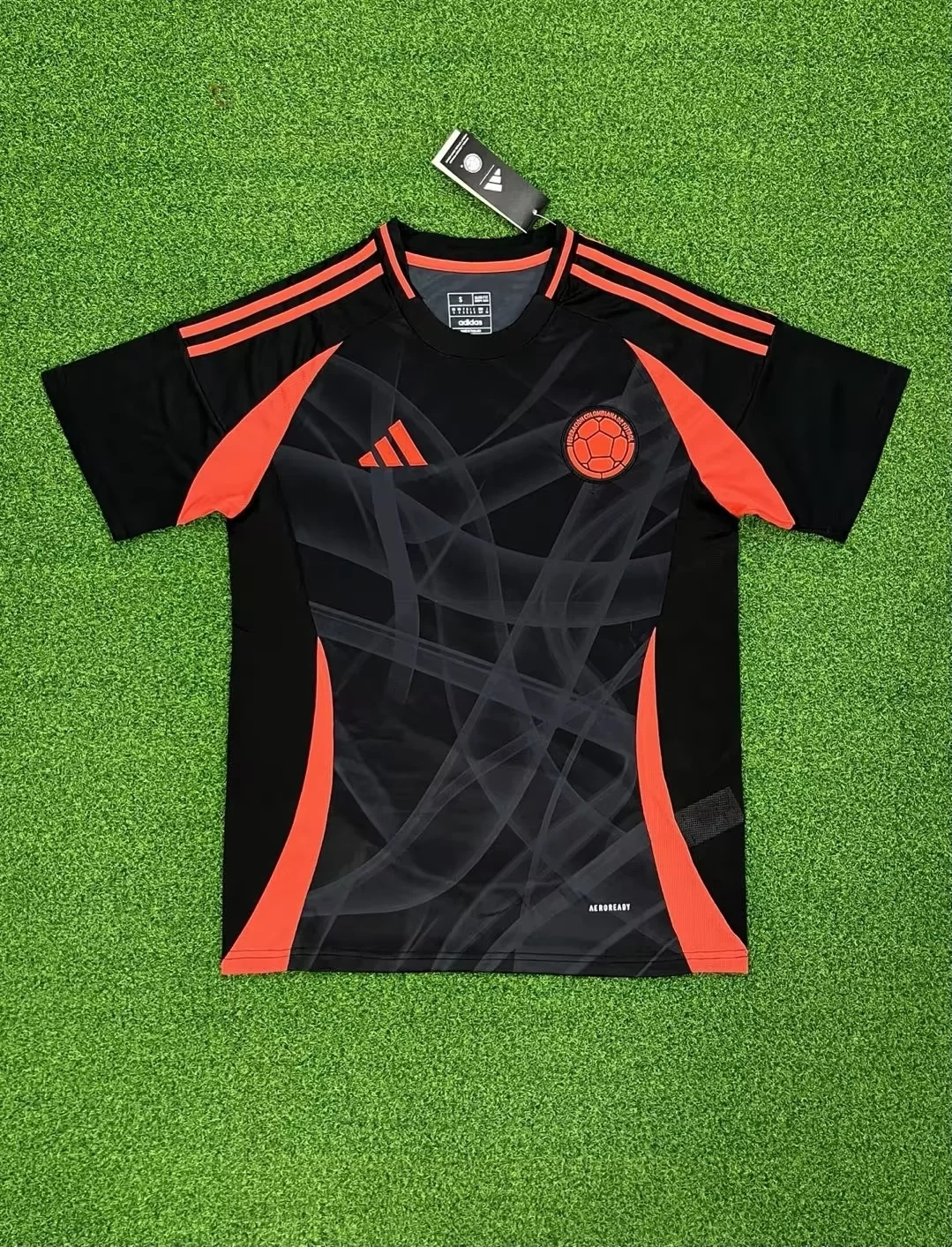 European Cup National Team Colombia 2024 Home Away black yellow Soccer Jersey