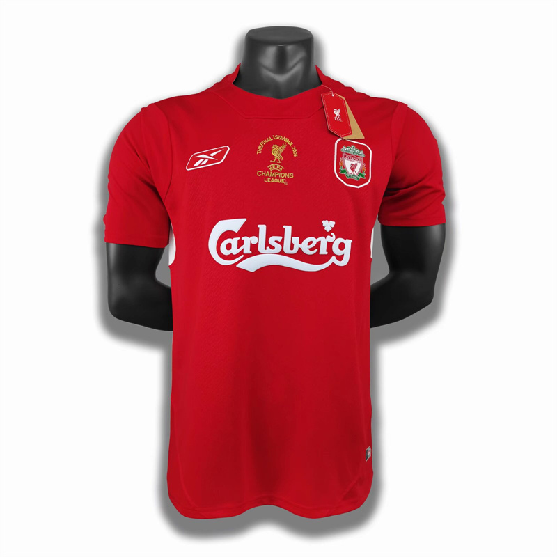Adult  Liverpool  2004-05 home and away  Soccer Retro Jersey