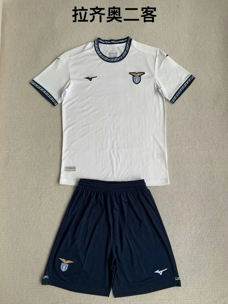 Adult   Lazio Away 24/25  Short-sleeved Soccer Kit