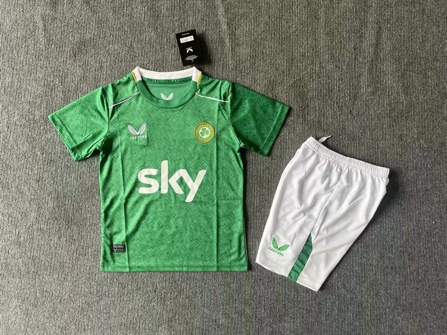 Kids Ireland Home  24/25 Soccer Jersey