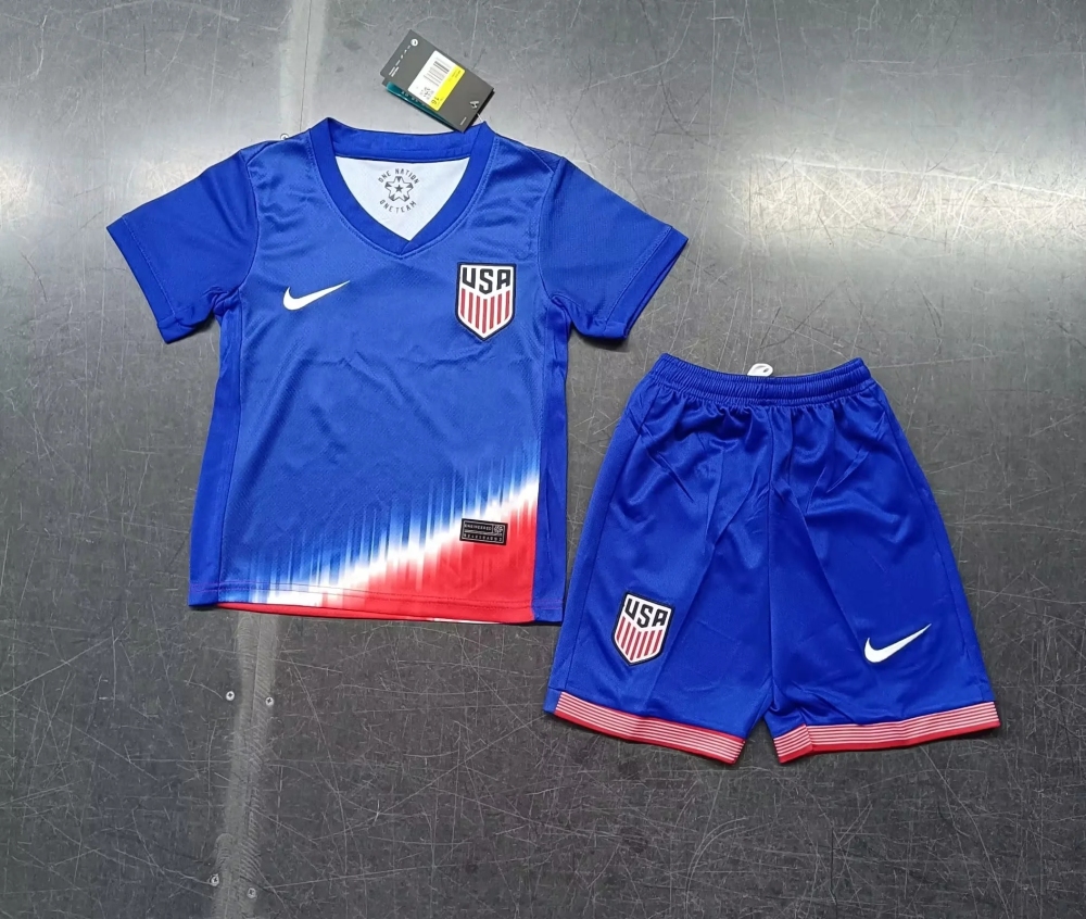 Kids  United States  Home Away  24/25 Soccer Jersey