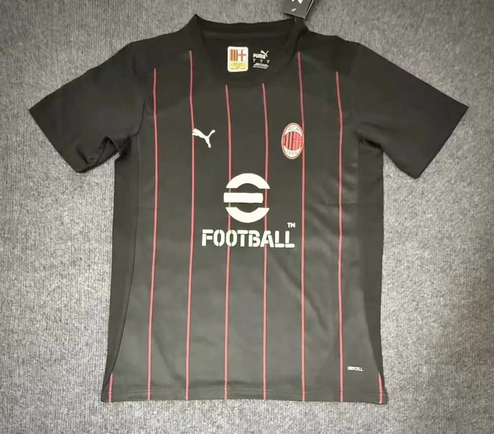 2025-2026 AC Milan Black Special Edition shirts S-4XL