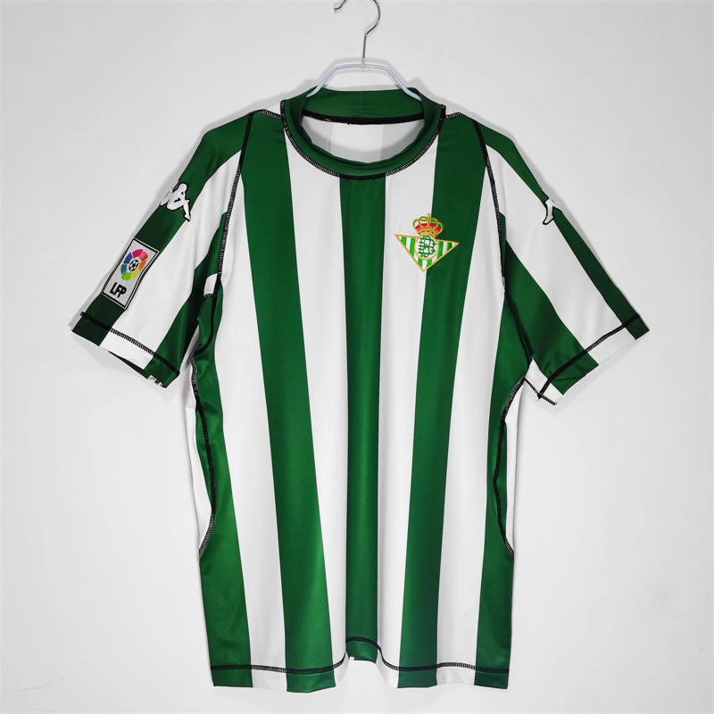 Adult Real Betis  2003-2004 home and away   Soccer Retro Jersey