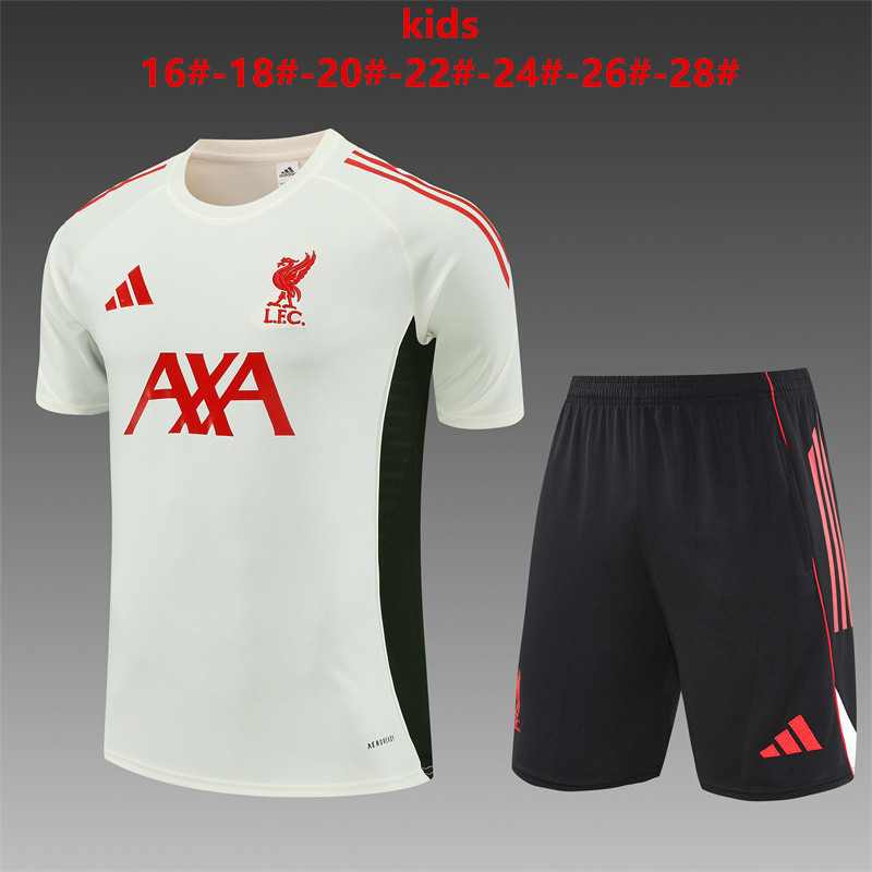 Kids 2425 Liverpool training suit | short-sleeved | White | C14012