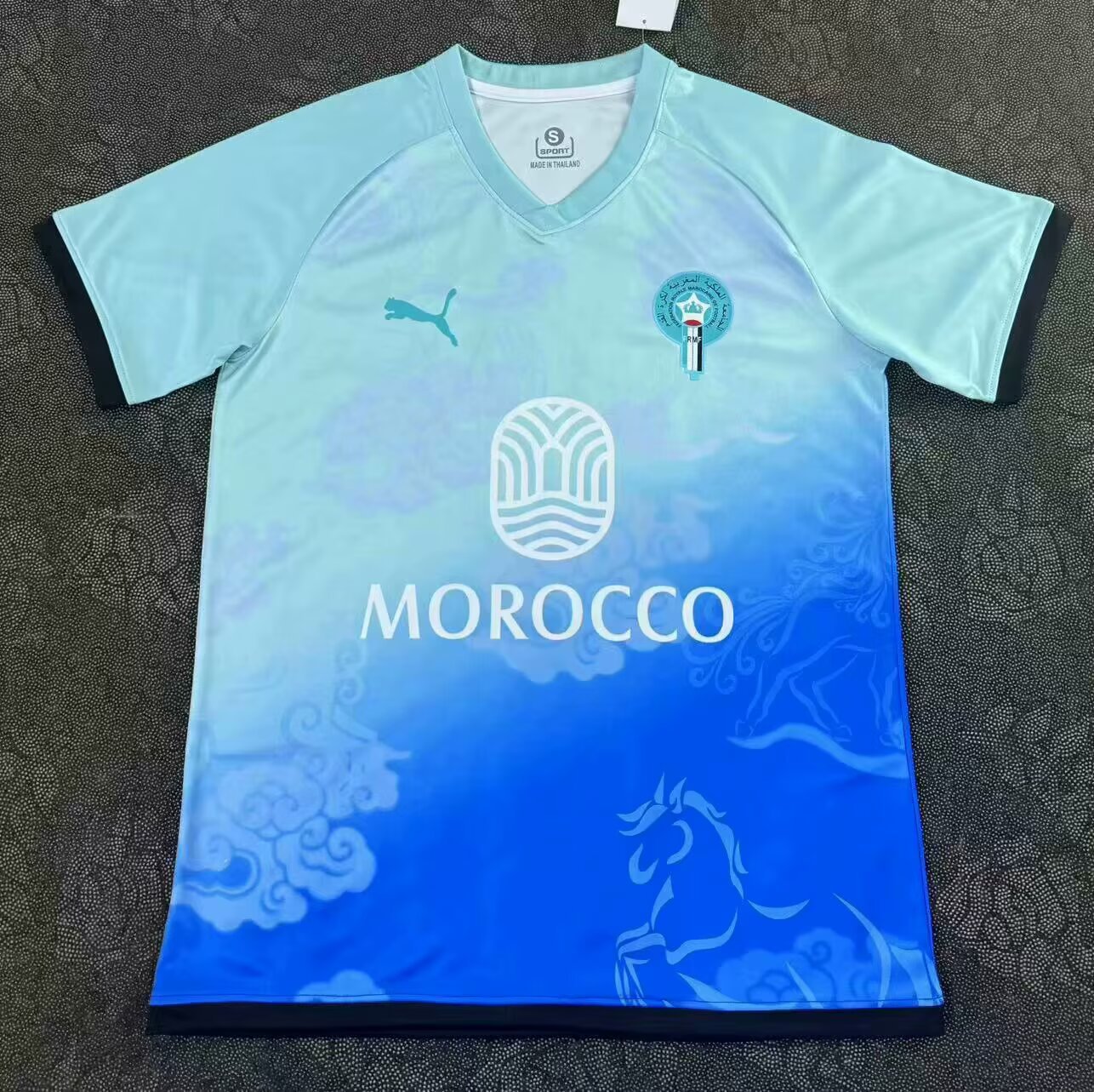 2025-2026 Morocco training uniform blue