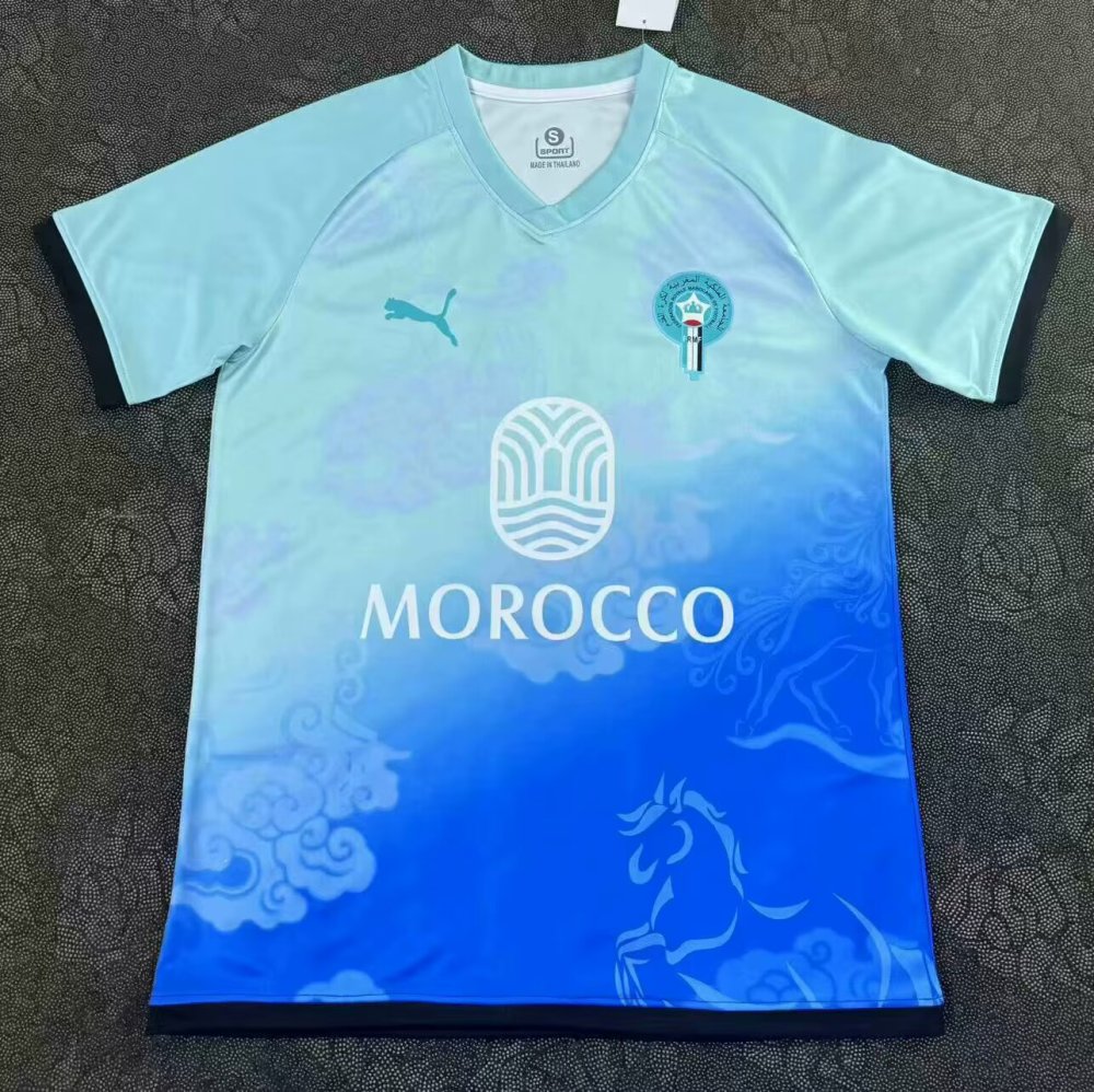 2025-2026 Morocco training uniform blue