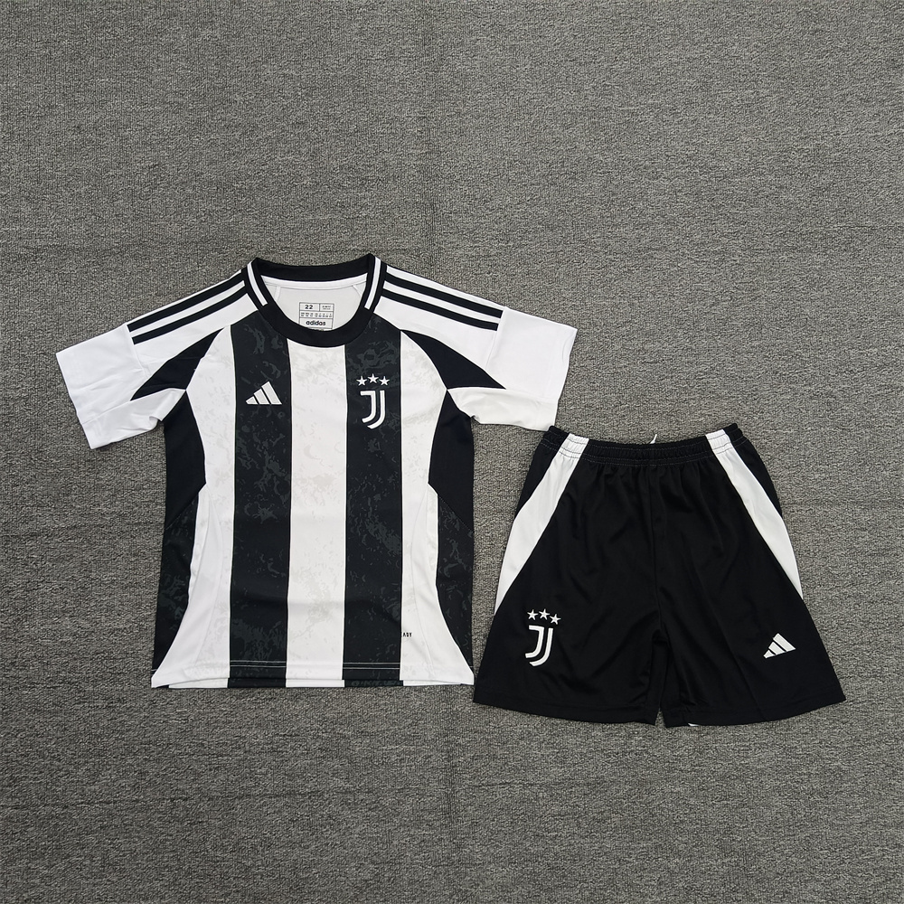 Kids Juventus Home  24/25 Soccer Jersey