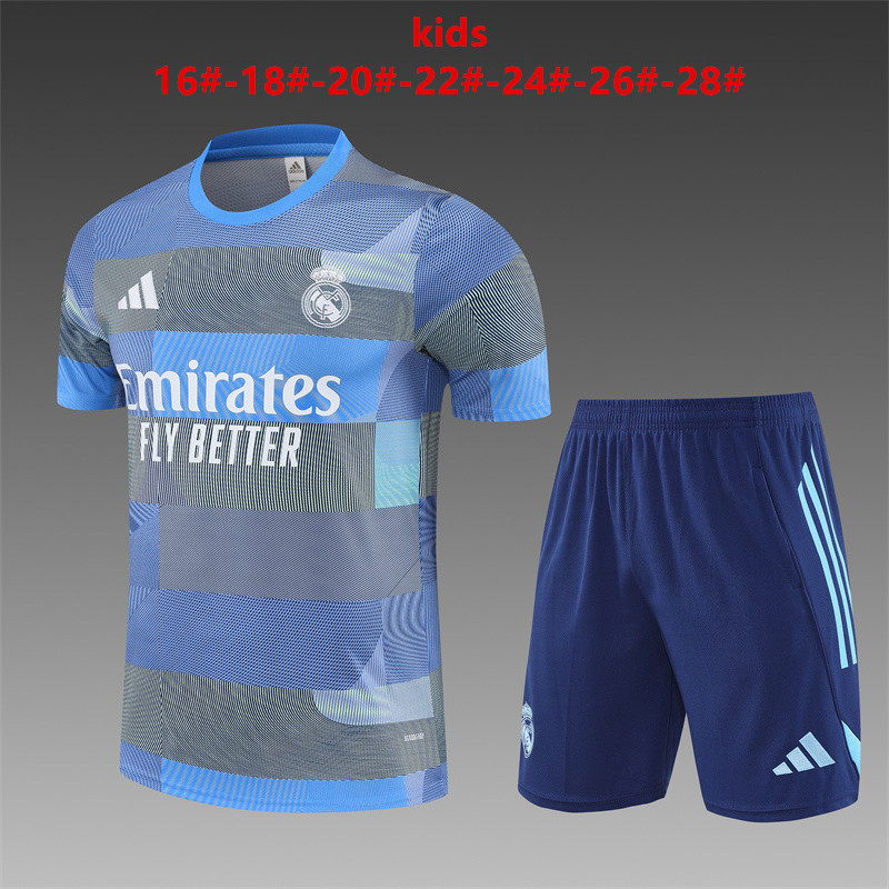 Kids Real Madrid [Camouflage] 2526 training suit | short-sleeved | C14012