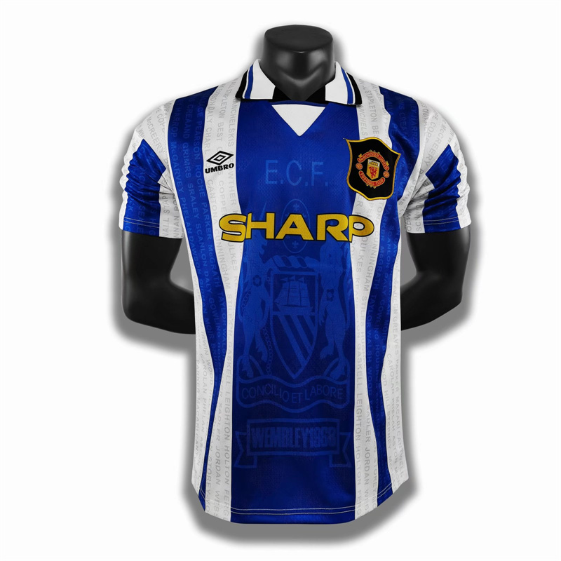 Adult 1994-96 Manchester United home and  away Soccer Retro Jersey