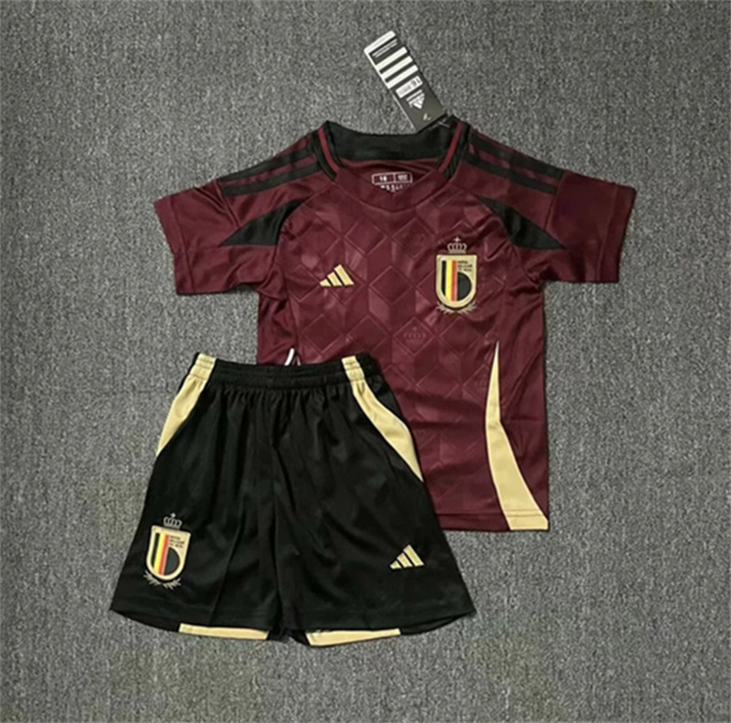 Kids Belgium  Home and Away  24/25 Soccer Jersey