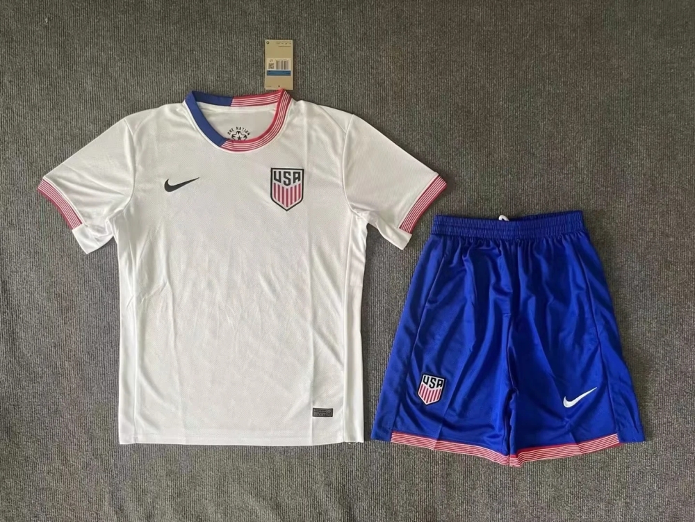 Adult United States 2024 Home  Away Short-sleeved Soccer Kit