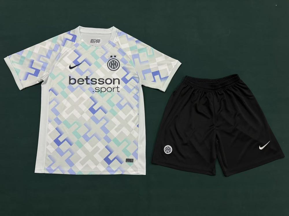 Inter milan  Adult  Kit 2025-2026  Hone Away Soccer Jersey