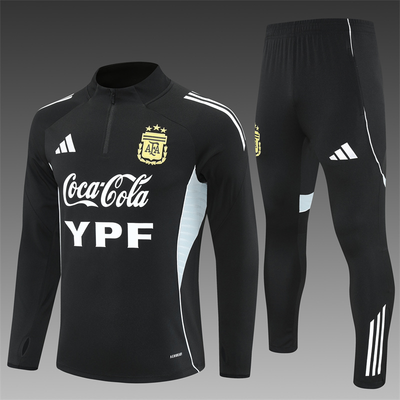 Argentina-Black 2526 training suit