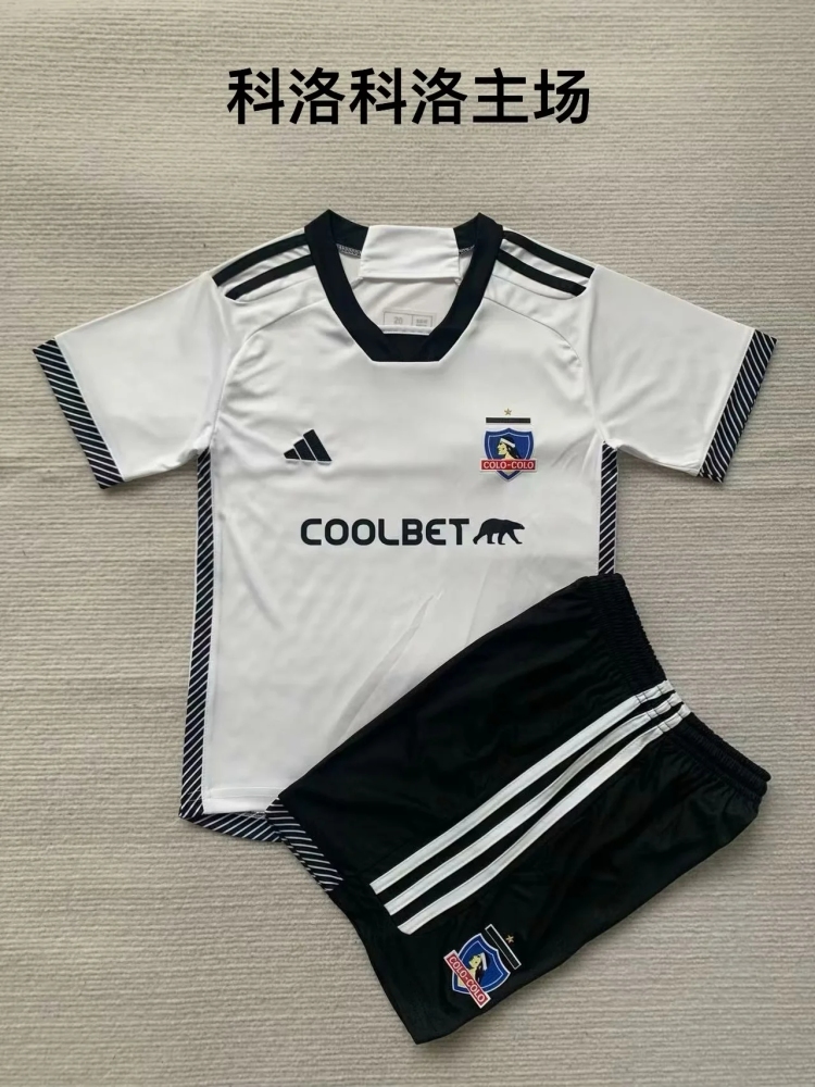 Adult  Club Social y Deportivo Colo-Colo Home Away Soccer Jersey Kit
