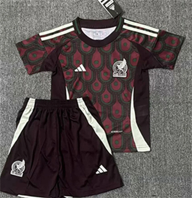 Kids Mexico away and home  24/25 Soccer Jersey