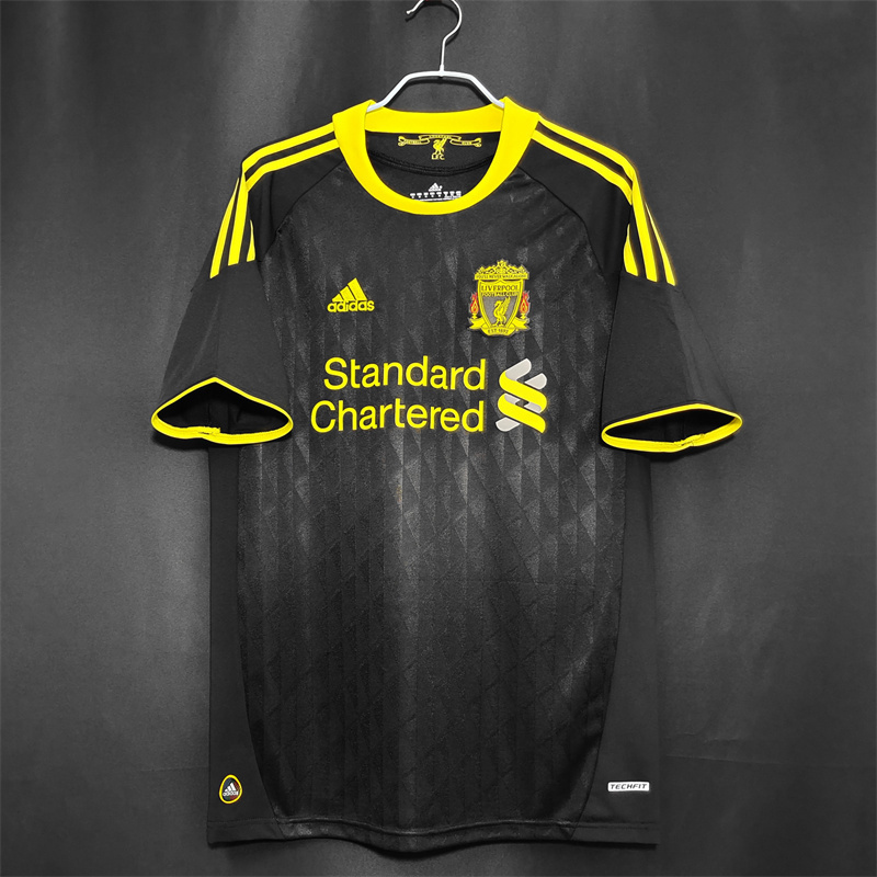 Adult  Liverpool  2010-11 away Soccer Retro Jersey