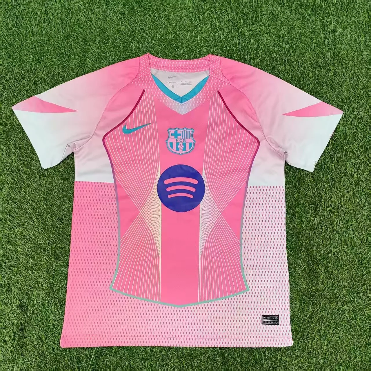 25-26 Barcelona Jersey | thai version | Black / Pink | Concept Edition | short-sleeved | 416
