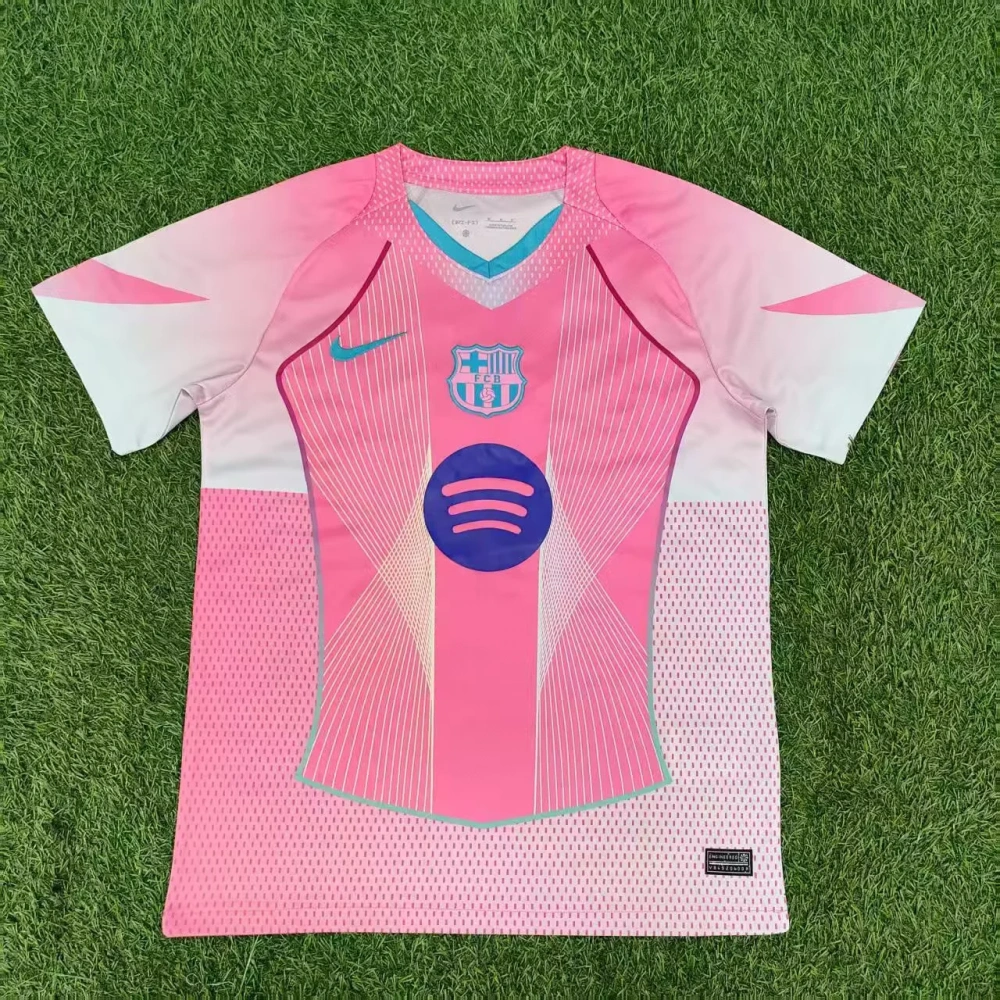 25-26 Barcelona Jersey | thai version | Black / Pink | Concept Edition | short-sleeved | 416
