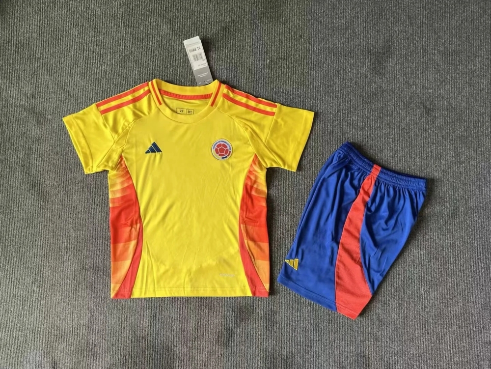 Kids   Colombia Home  Away 24/25 Soccer Jersey