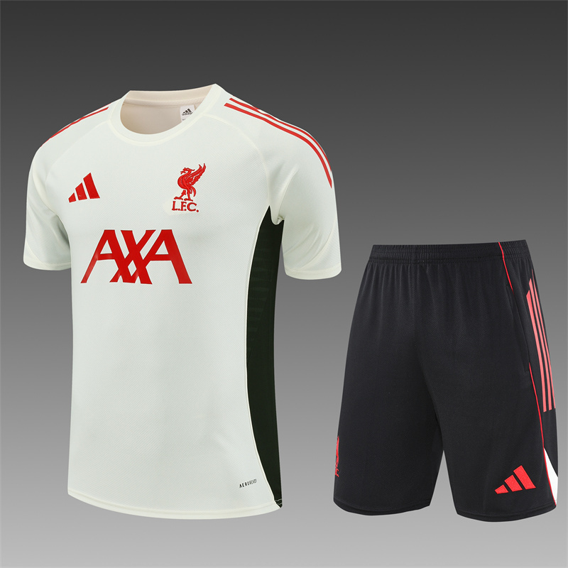 2526 Liverpool training suit | short-sleeved | White |  [Available with XS] |C14012