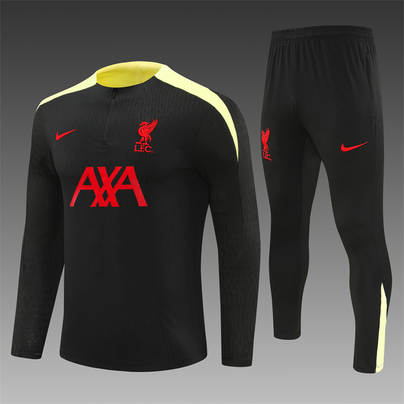 2425 Liverpool [Player Edition] training suit | C14012 | Black with yellow