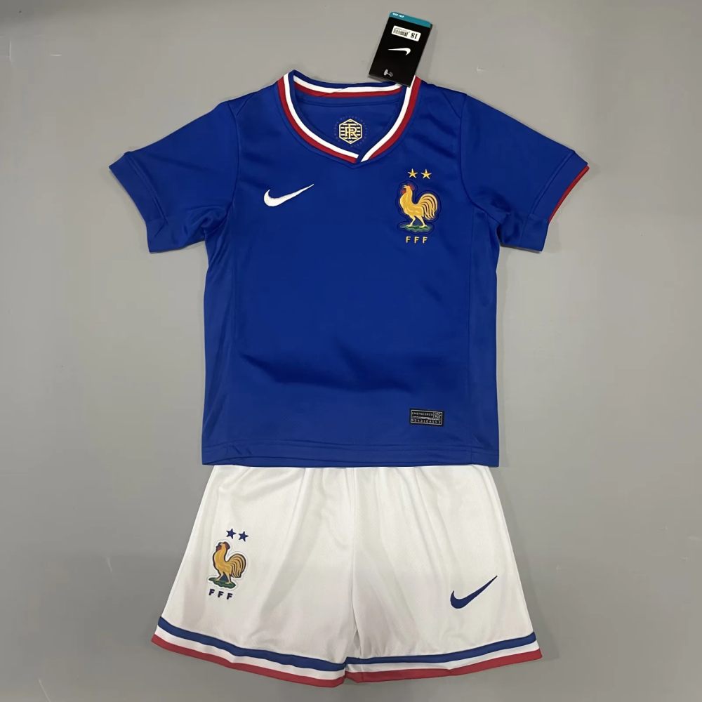 Kids France 24/25  Home and away  Soccer Jersey